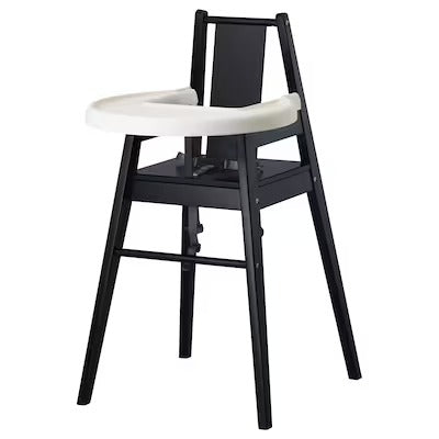 IKEA BLAMES Highchair with tray, black | IKEA Baby chairs & highchairs | IKEA Children's chairs | Eachdaykart