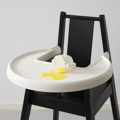 IKEA BLAMES Highchair with tray, black | IKEA Baby chairs & highchairs | IKEA Children's chairs | Eachdaykart