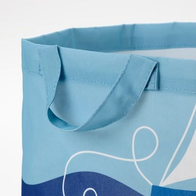 IKEA BLAVINGAD Storage bag, ocean animals pattern/multicolour | IKEA Children's boxes & baskets