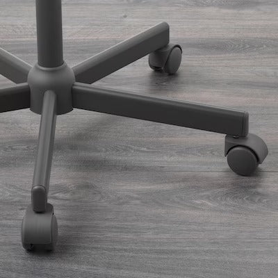 IKEA BLECKBERGET Drehstuhl, Idekulla dunkelgrau | IKEA Schreibtischstühle für Zuhause | IKEA Schreibtischstühle | Eachdaykart