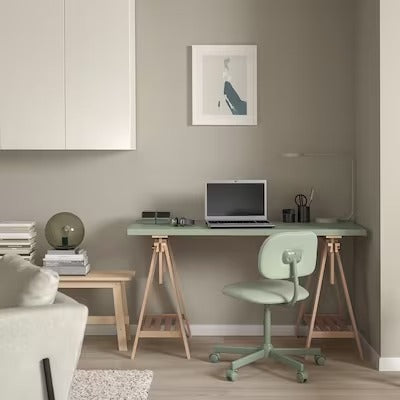 IKEA BLECKBERGET Swivel chair, Idekulla light green | IKEA Desk chairs for home | IKEA Desk chairs | Eachdaykart