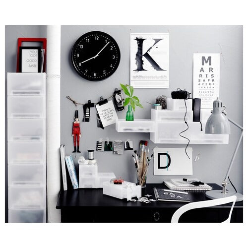 IKEA BONDIS Wanduhr, schwarz | IKEA Wand- &amp; Tischuhren | Eachdaykart 
