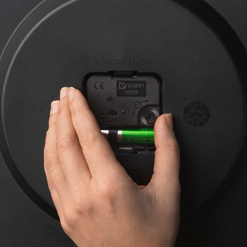 IKEA BONDIS Wanduhr, schwarz | IKEA Wand- &amp; Tischuhren | Eachdaykart 