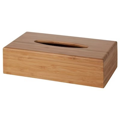 IKEA BONDLIAN Box for tissues, bamboo | IKEA Bathroom boxes & baskets | IKEA Storage boxes & baskets | IKEA Small storage & organisers | Eachdaykart