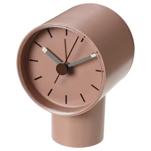IKEA BONDTOLVAN Alarm clock, analog/pale pink | IKEA Alarm clocks | Eachdaykart