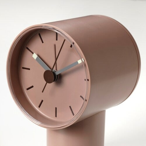 IKEA BONDTOLVAN Alarm clock, analog/pale pink | IKEA Alarm clocks | Eachdaykart