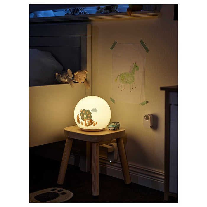 IKEA BRUMMIG LED table lamp, forest patterned | IKEA Children's lighting | Eachdaykart