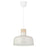 IKEA BUNKEFLO Pendant lamp, white/birch, 36 cm (14 ") | IKEA ceiling lights | Eachdaykart