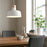 IKEA BUNKEFLO Pendant lamp, white/birch, 36 cm (14 ") | IKEA ceiling lights | Eachdaykart