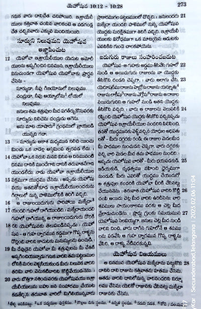 Telugu bible Brown color Leather bound with zip by CTBR | Telugu Bibles | Telugu christian books