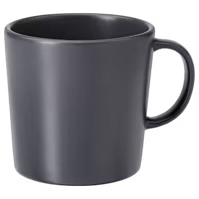 IKEA DINERA Mug, dark grey | IKEA Mugs & cups | IKEA Coffee & tea | Eachdaykart