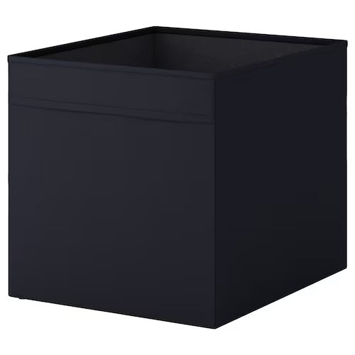 IKEA DRONA Box, black | IKEA Paper & media boxes | IKEA Storage boxes & baskets | IKEA Small storage & organisers | Eachdaykart