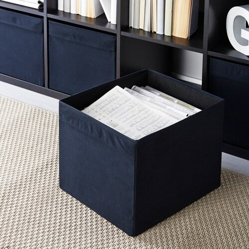 IKEA DRONA Box, black | IKEA Paper & media boxes | IKEA Storage boxes & baskets | IKEA Small storage & organisers | Eachdaykart