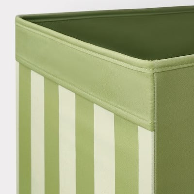 IKEA DRONA Box, patterned green/beige | IKEA Paper & media boxes | IKEA Storage boxes & baskets | IKEA Small storage & organisers | Eachdaykart
