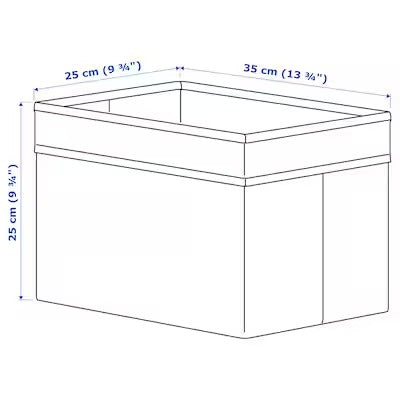 IKEA DRONA Box, white | IKEA Paper & media boxes | IKEA Storage boxes & baskets | IKEA Small storage & organisers | Eachdaykart