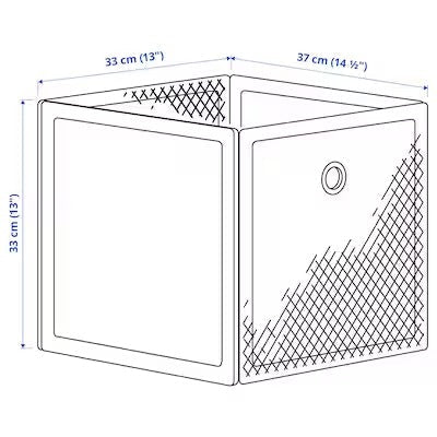 IKEA DRONJONS Storage box, white | IKEA Paper & media boxes | IKEA Storage boxes & baskets | IKEA Small storage & organisers | Eachdaykart