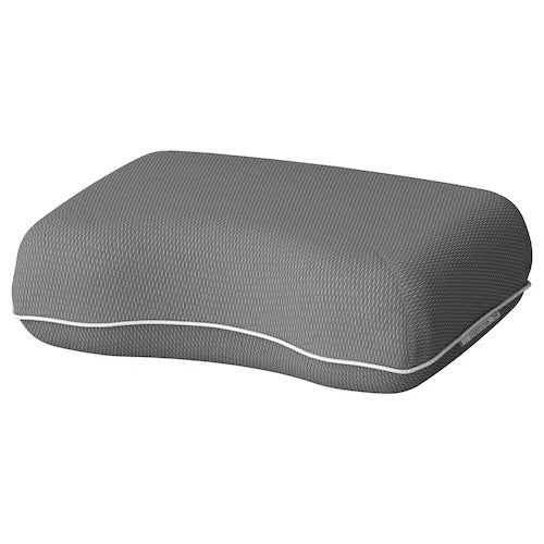 IKEA DVARGTULPAN Travel pillow, dark grey/melange ergonomic | Travel accessories | IKEA Bags | Eachdaykart
