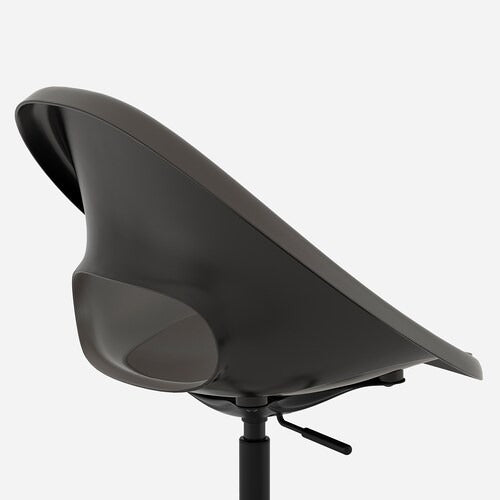 IKEA ELDBERGET / MALSKAR Swivel chair, dark grey/black | IKEA Desk chairs for home | IKEA Desk chairs | Eachdaykart