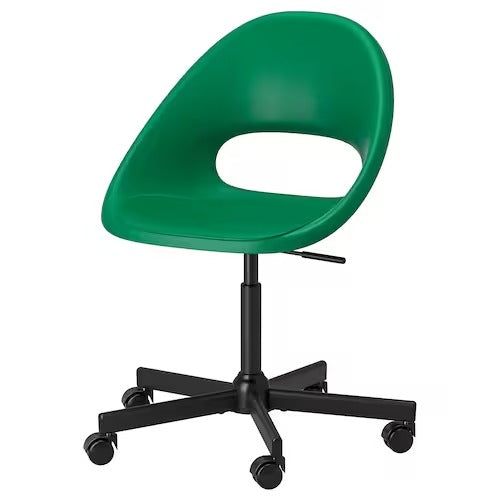 IKEA ELDBERGET / MALSKAR Swivel chair, green/black | IKEA Desk chairs for home | IKEA Desk chairs | Eachdaykart