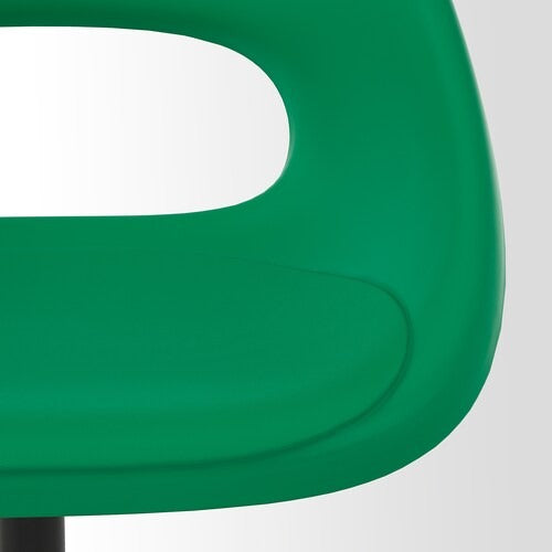 IKEA ELDBERGET / MALSKAR Swivel chair, green/black | IKEA Desk chairs for home | IKEA Desk chairs | Eachdaykart