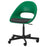 IKEA ELDBERGET / MALSKAR Swivel chair + pad, green black/dark grey | IKEA Desk chairs for home | IKEA Desk chairs | Eachdaykart