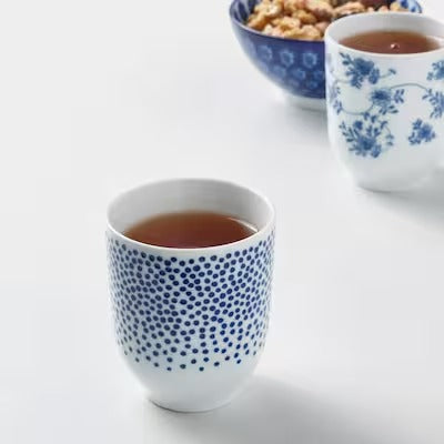 IKEA ENTUSIASM Mug, patterned/blue | IKEA Mugs & cups | IKEA Coffee & tea | Eachdaykart