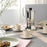 IKEA FARGKLAR Cup with saucer, glossy/beige, pack of 4 | IKEA Mugs & cups | IKEA Coffee & tea | Eachdaykart