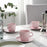 IKEA FARGKLAR Cup with saucer, matt light pink, pack of 4 | IKEA Mugs & cups | IKEA Coffee & tea | Eachdaykart