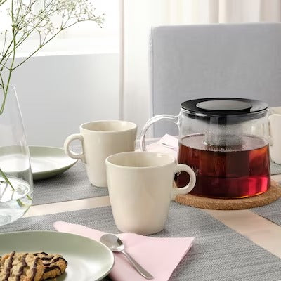 IKEA FARGKLAR Mug, glossy beige | IKEA Mugs & cups | IKEA Coffee & tea | Eachdaykart