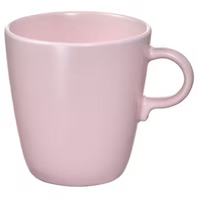 IKEA FARGKLAR Mug, matt light pink | IKEA Mugs & cups | IKEA Coffee & tea | Eachdaykart