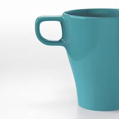 IKEA FARGRIK Mug, turquoise | IKEA Mugs & cups | IKEA Coffee & tea | Eachdaykart