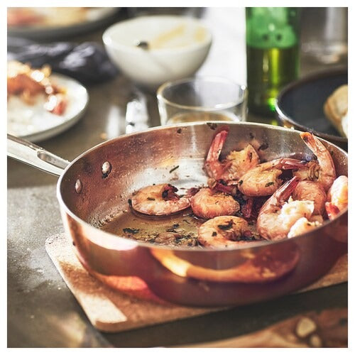 IKEA FINMAT Sauteuse mit Deckel, Kupfer/Edelstahl | IKEA Sauteusen | IKEA Bratpfannen &amp; Woks | Eachdaykart