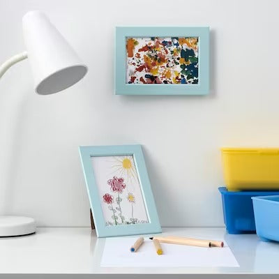 IKEA FISKBO Frame, light blue | IKEA Picture & photo frames | IKEA Frames & pictures | Eachdaykart