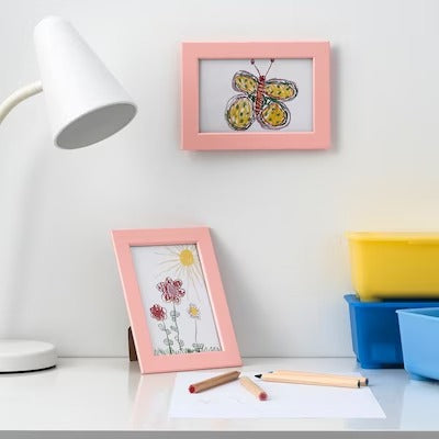 IKEA FISKBO Frame, light pink | IKEA Picture & photo frames | IKEA Frames & pictures | Eachdaykart
