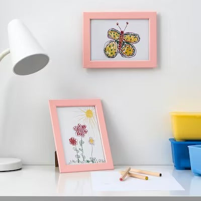 IKEA FISKBO Frame, light pink | IKEA Picture & photo frames | IKEA Frames & pictures | Eachdaykart