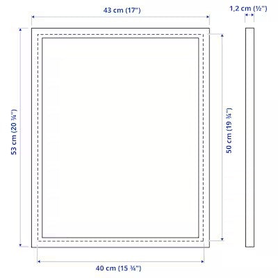 IKEA FISKBO Frame, white | IKEA Picture & photo frames | IKEA Frames & pictures | Eachdaykart