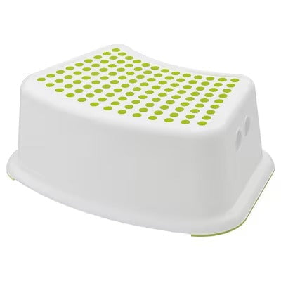 IKEA FORSIKTIG Children's stool, white/green | IKEA Small chairs | IKEA Children's chairs | Eachdaykart
