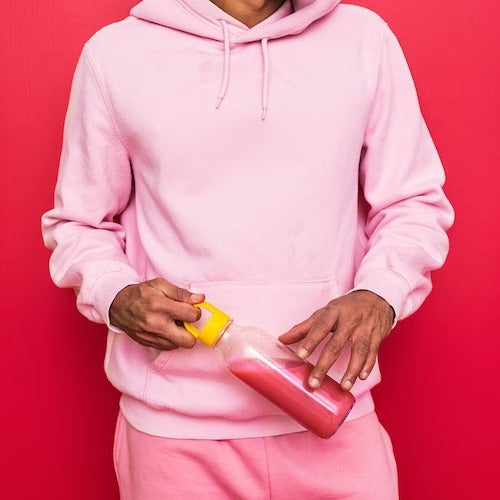 IKEA FORMSKON Water bottle, clear glass/yellow | Water bottle & travel mugs | Storage & organisation | Eachdaykart