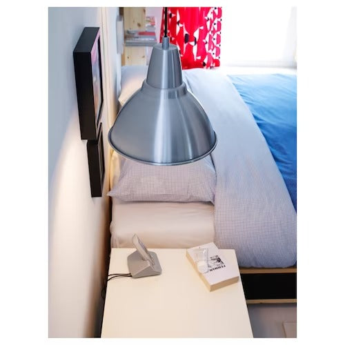 IKEA FOTO Pendant lamp, aluminium, 25 cm (10 ") | IKEA ceiling lights | Eachdaykart