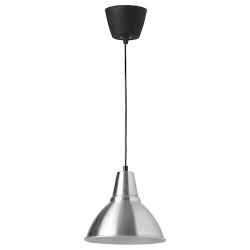 IKEA FOTO Pendant lamp, aluminium, 25 cm (10 ") | IKEA ceiling lights | Eachdaykart