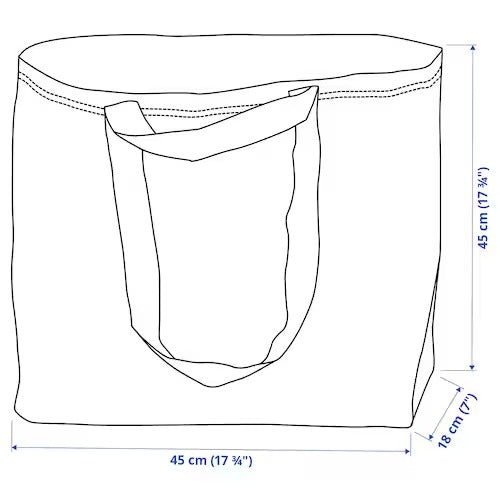 IKEA FRAKTA Carrier bag, medium | Shopping bags & tote bags | IKEA Bags | Eachdaykart