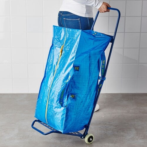 IKEA FRAKTA Trolley with trunk, blue | Shopping bags & tote bags | IKEA Bags | Eachdaykart