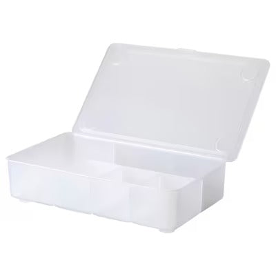 IKEA GLIS Box with lid, transparent | IKEA Children's boxes & baskets | IKEA Storage boxes & baskets | IKEA Small storage & organisers | Eachdaykart