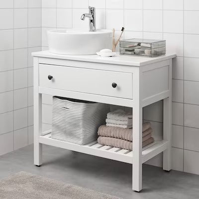 IKEA GODMORGON Mini chest with 2 drawers, smoked | IKEA Bathroom boxes & baskets | IKEA Storage boxes & baskets | IKEA Small storage & organisers | Eachdaykart