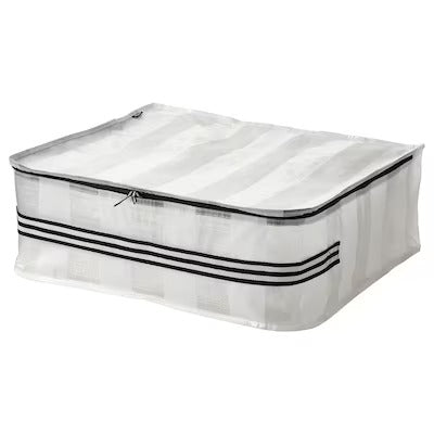 IKEA GORSNYGG Storage case, white/transparent | IKEA Secondary storage boxes | IKEA Storage boxes & baskets | IKEA Small storage & organisers | Eachdaykart