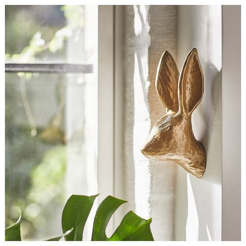 IKEA HAGGMISPEL Wall decoration, rabbit/brass-colour | IKEA Wall accents | IKEA Frames & pictures | Eachdaykart