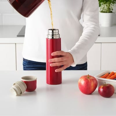 IKEA HALSA Steel vacuum flask, red | IKEA Vacuum flasks | IKEA Coffee & tea | Eachdaykart