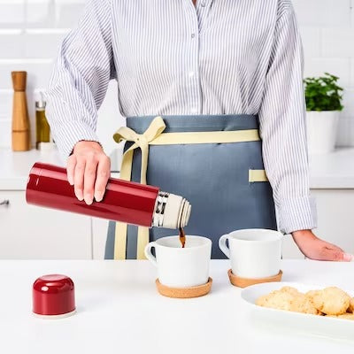 IKEA HALSA Steel vacuum flask, red | IKEA Vacuum flasks | IKEA Coffee & tea | Eachdaykart
