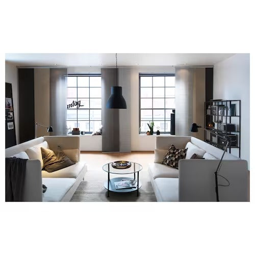 IKEA HEKTAR Pendant lamp, dark grey, 47 cm (19 ") | IKEA ceiling lights | Eachdaykart