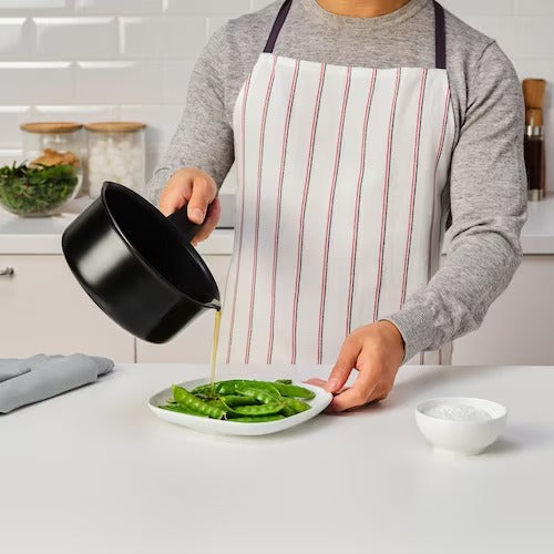 IKEA HEMLAGAD Saucepan, black | IKEA Pots & sauce pans | Eachdaykart